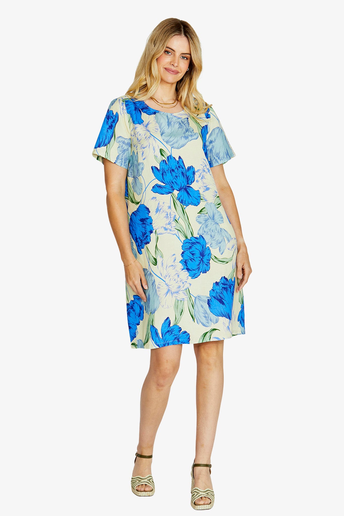 Tessa Shift Dress | Santorini