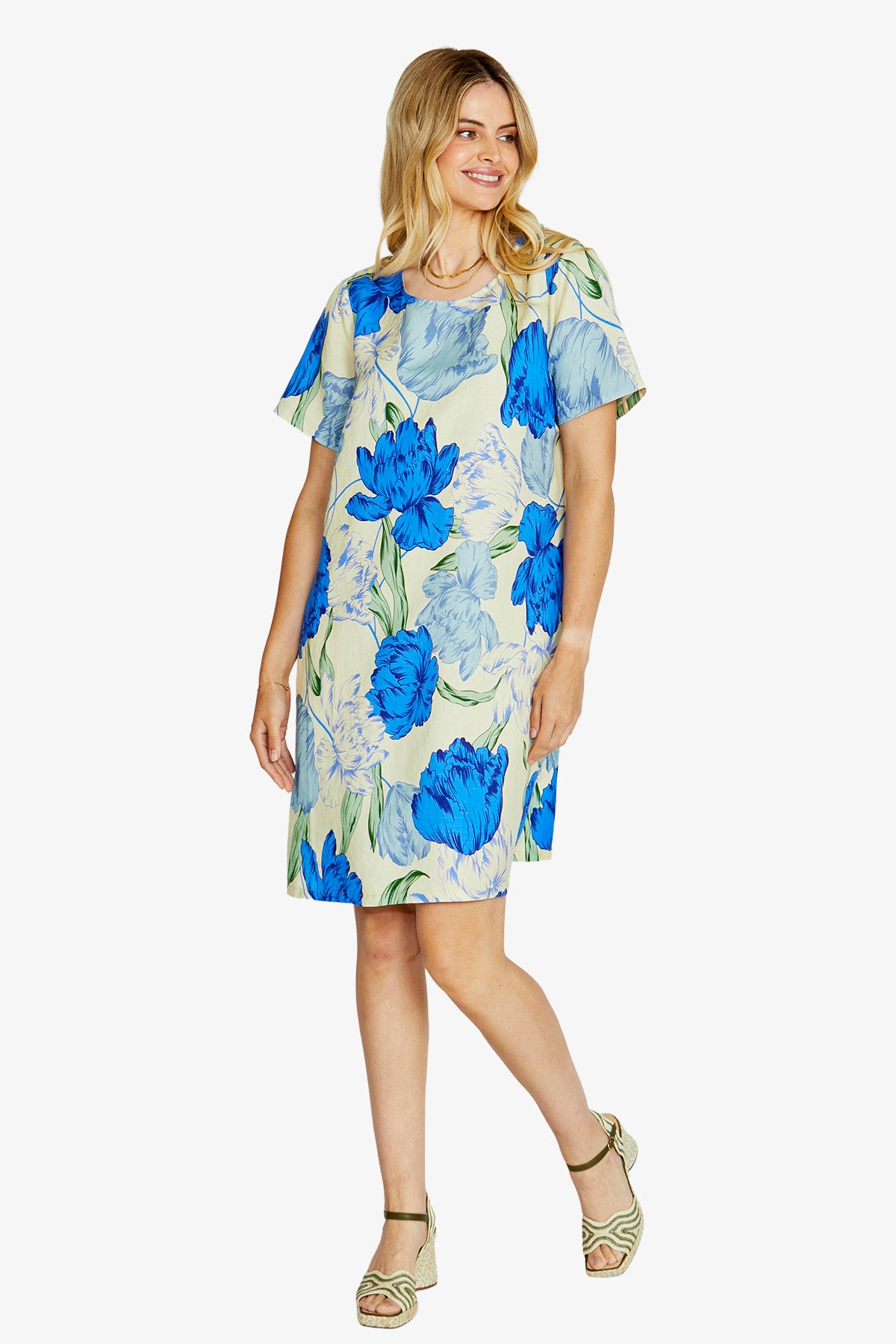Tessa Shift Dress | Santorini