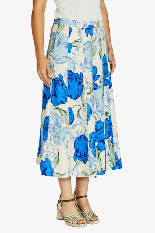 Panel Midi Skirt | Santorini