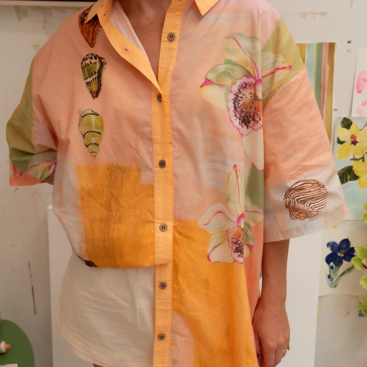 *COMING SOON* Annie Everingham Over Swim Shirt | Pastel Sea