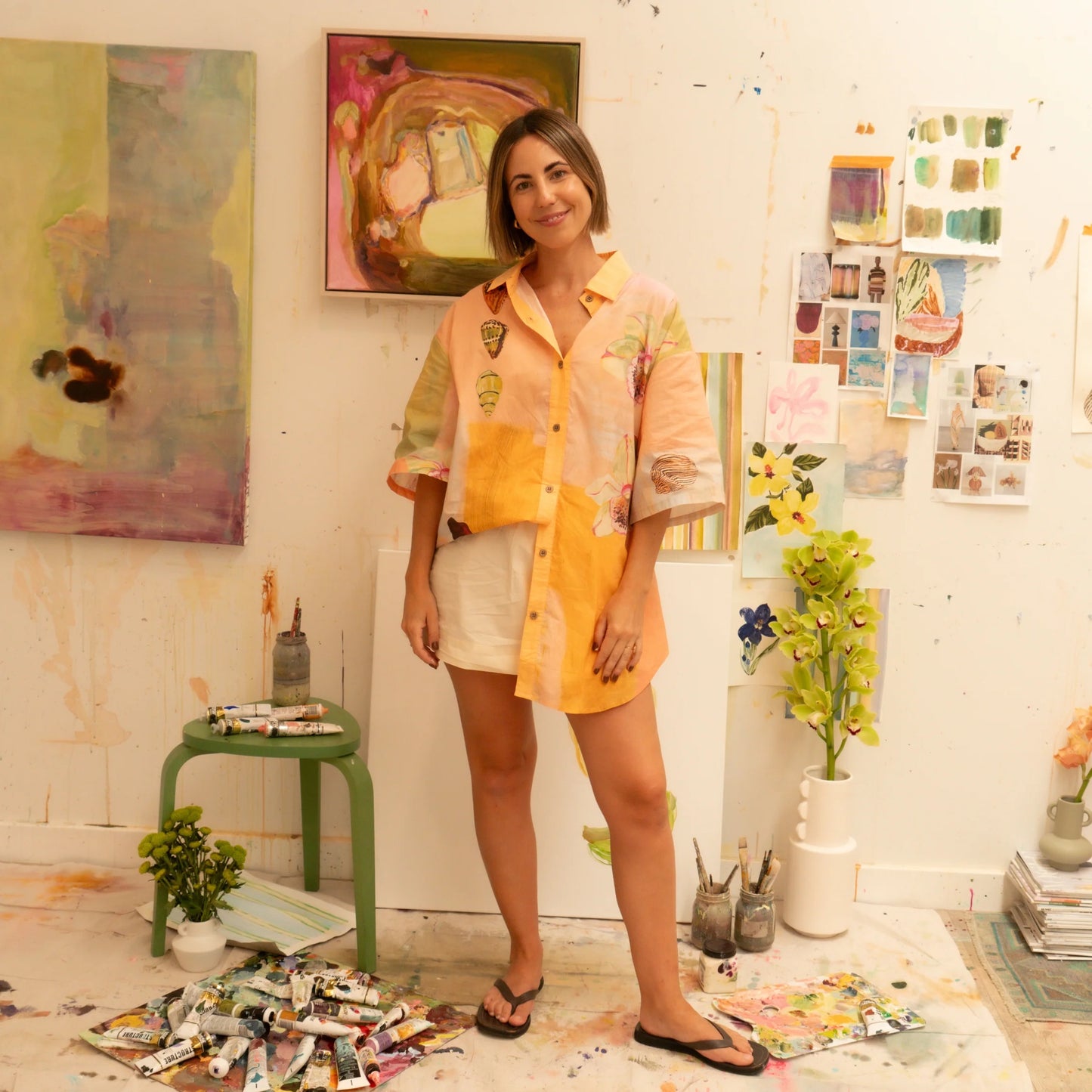 *COMING SOON* Annie Everingham Over Swim Shirt | Pastel Sea