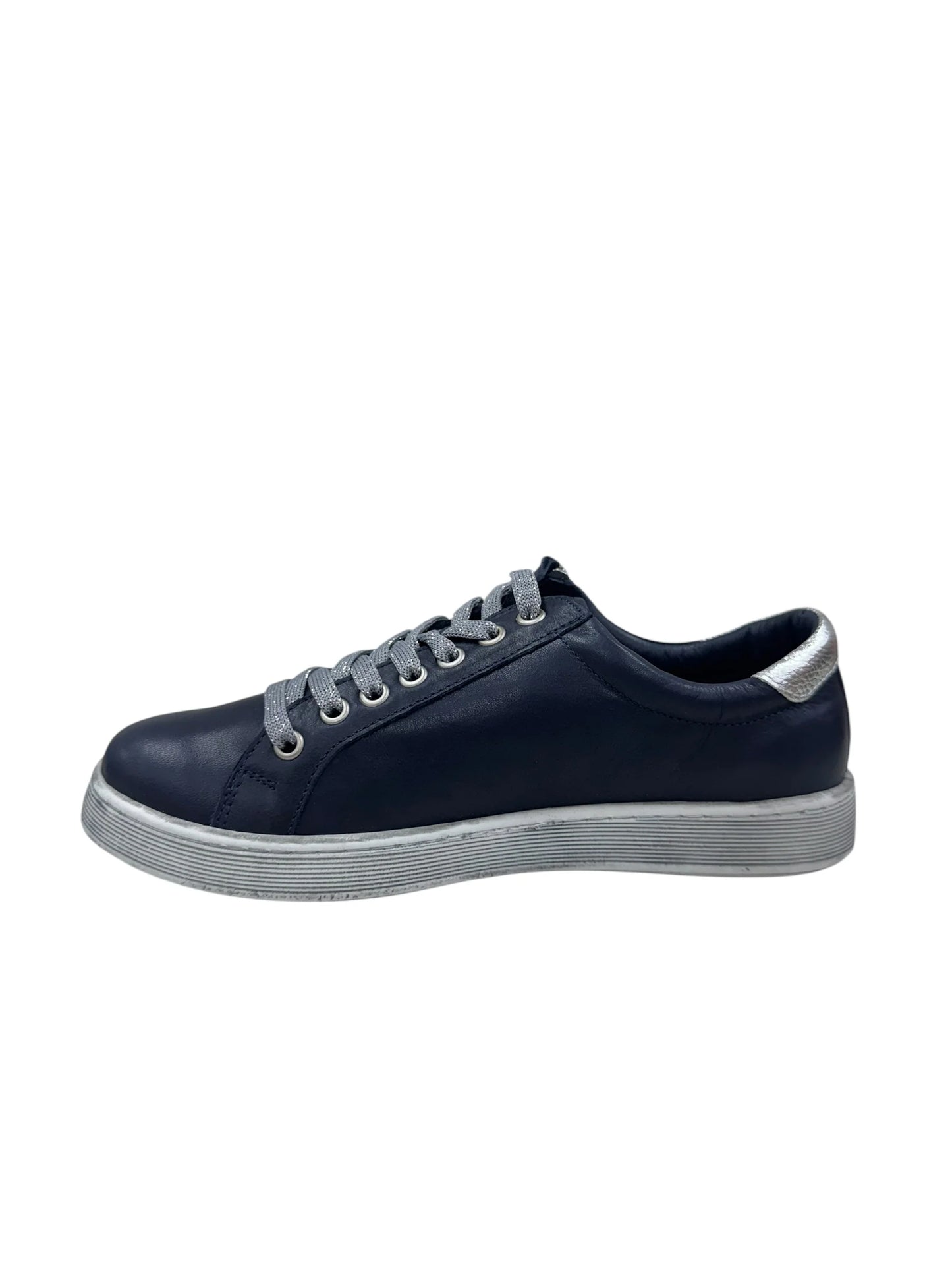 Token Sneaker | Navy/ Silver