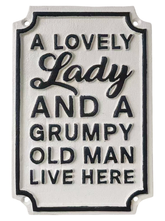 Cast Iron Sign | Grumpy