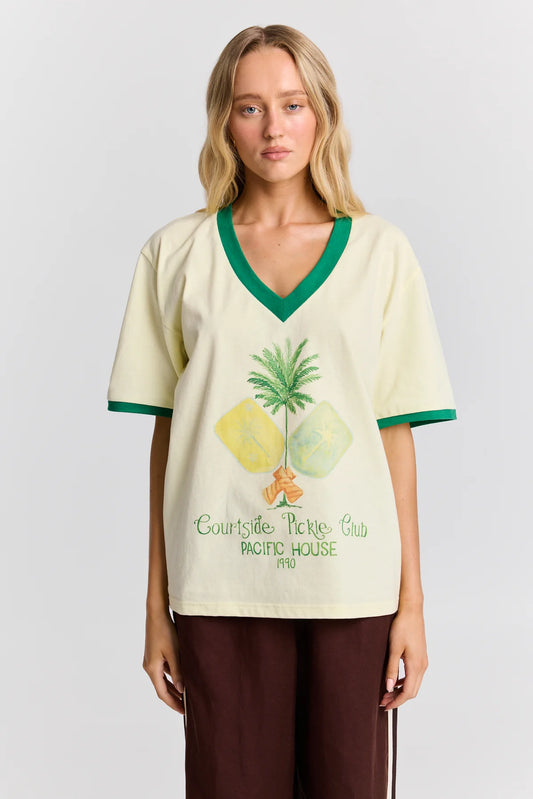 Pickleball V-Neck Tee