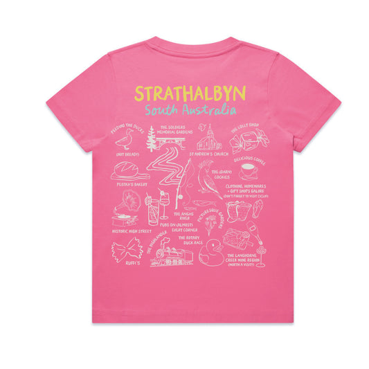 Strathalbyn Icons Tee | Kids PINK