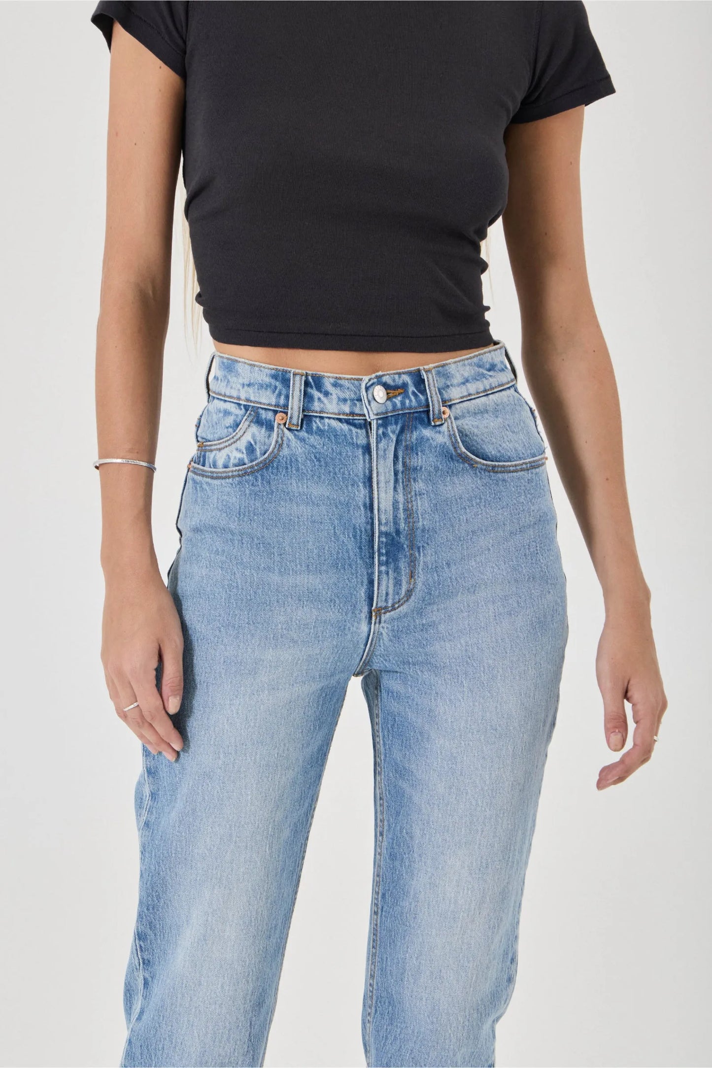 Loulou Straight Jean Long | Lennon Blue