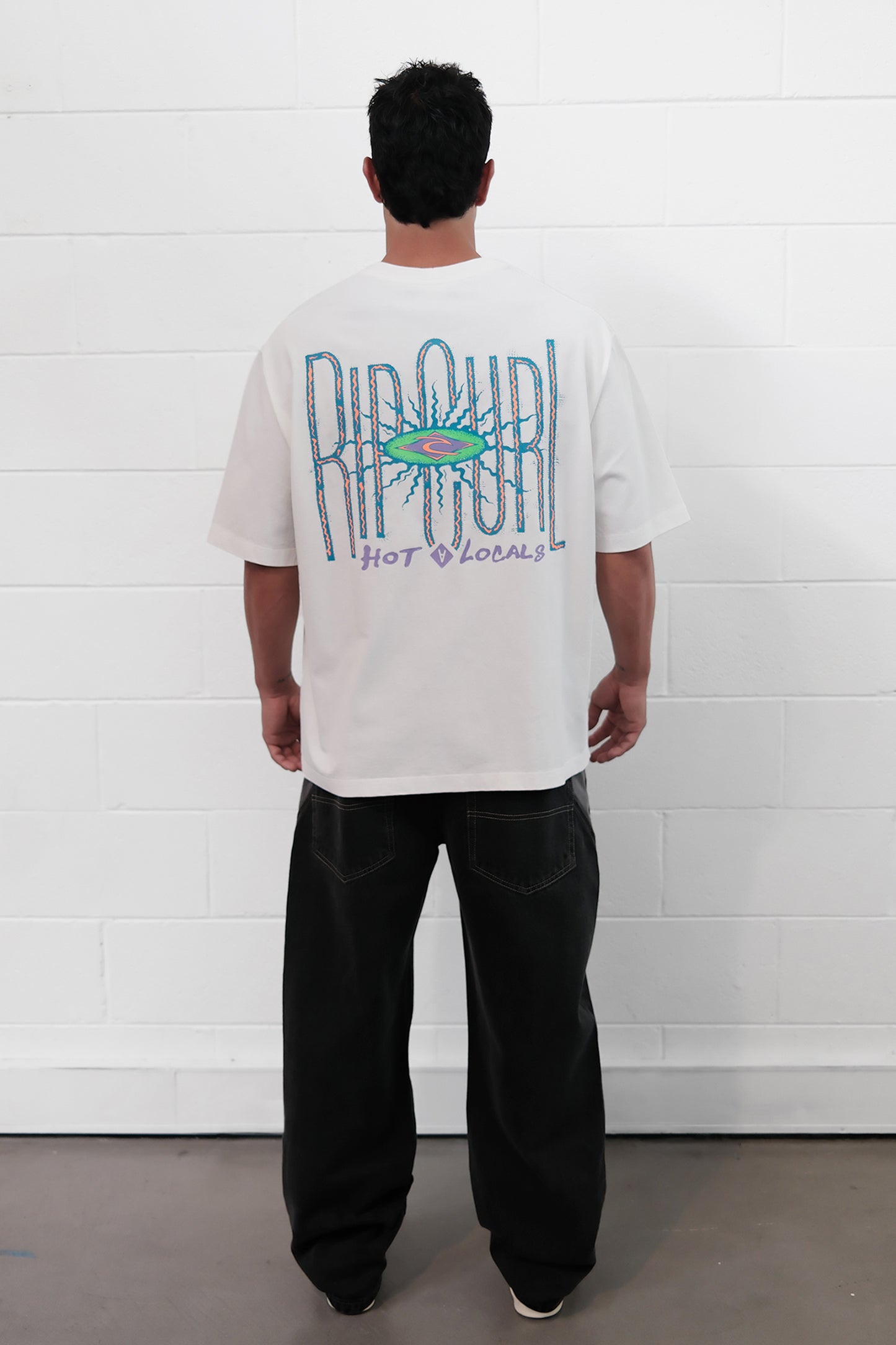 Abrand X Rip Curl Hot Locals Vintage Tee | Vintage White