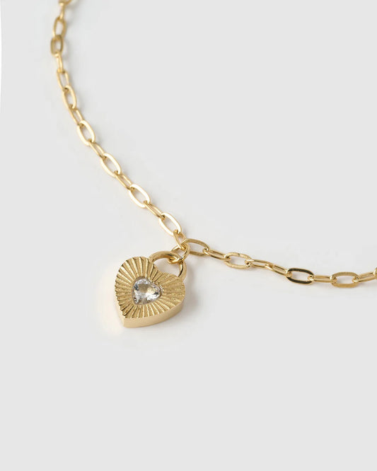 Ruby Heart Bracelet | Stone