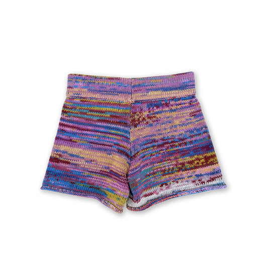 Knitted Shorts | Rainbow