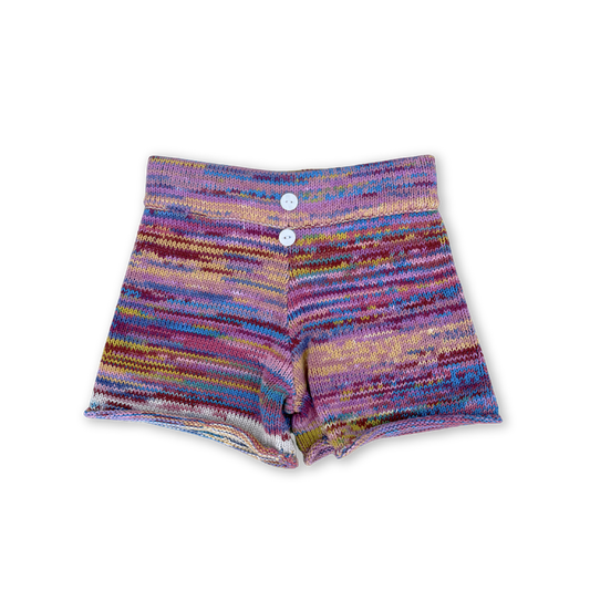 Knitted Shorts | Rainbow