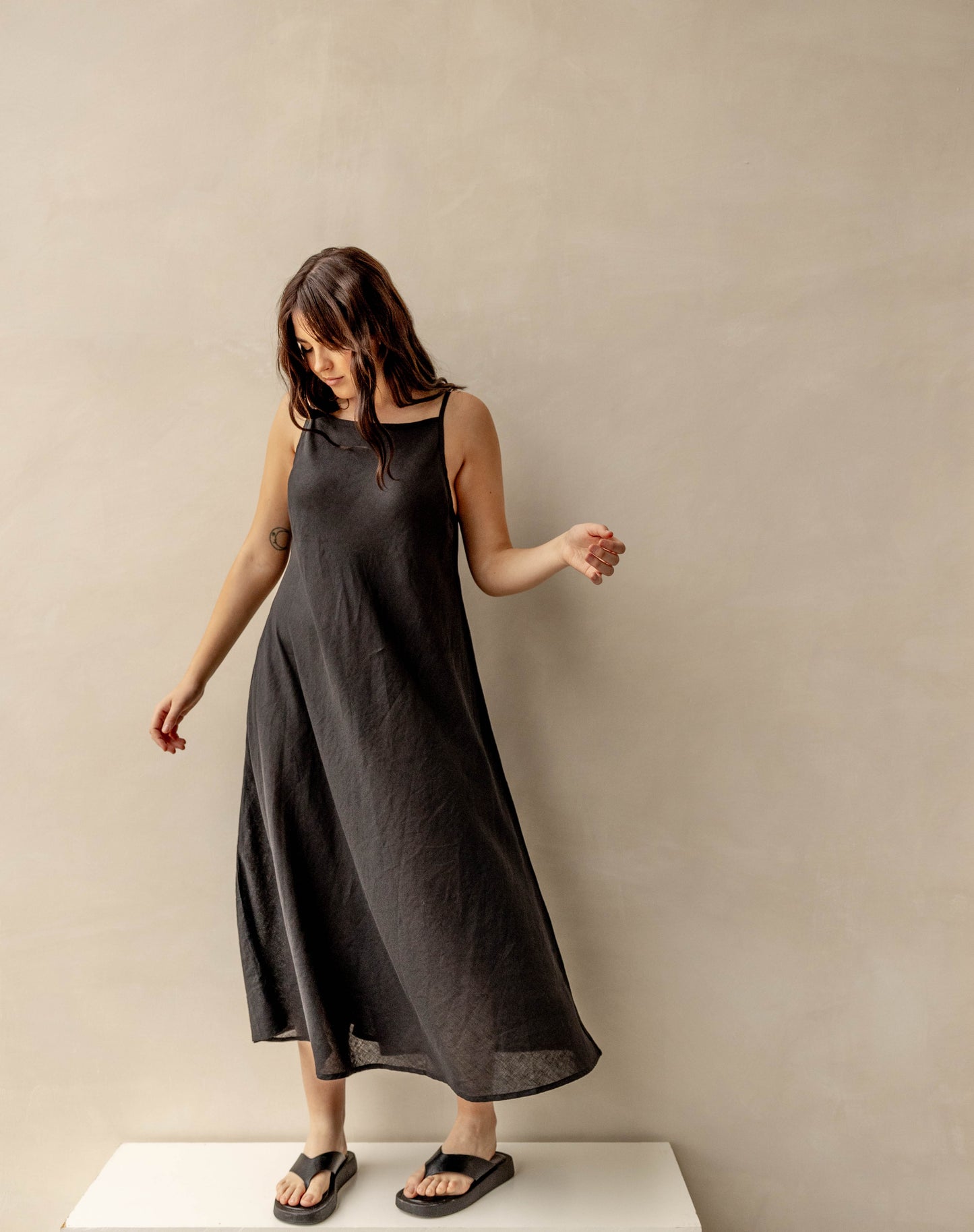 Sadie Slip Dress | Black