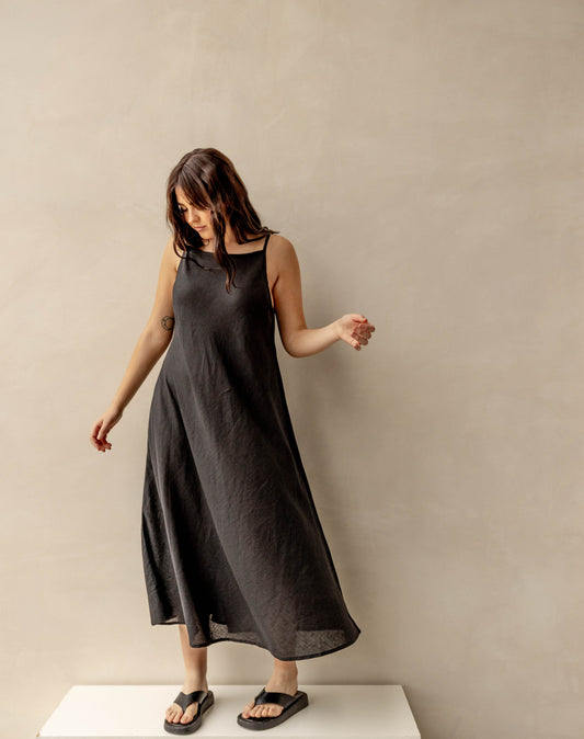 Sadie Slip Dress | Black