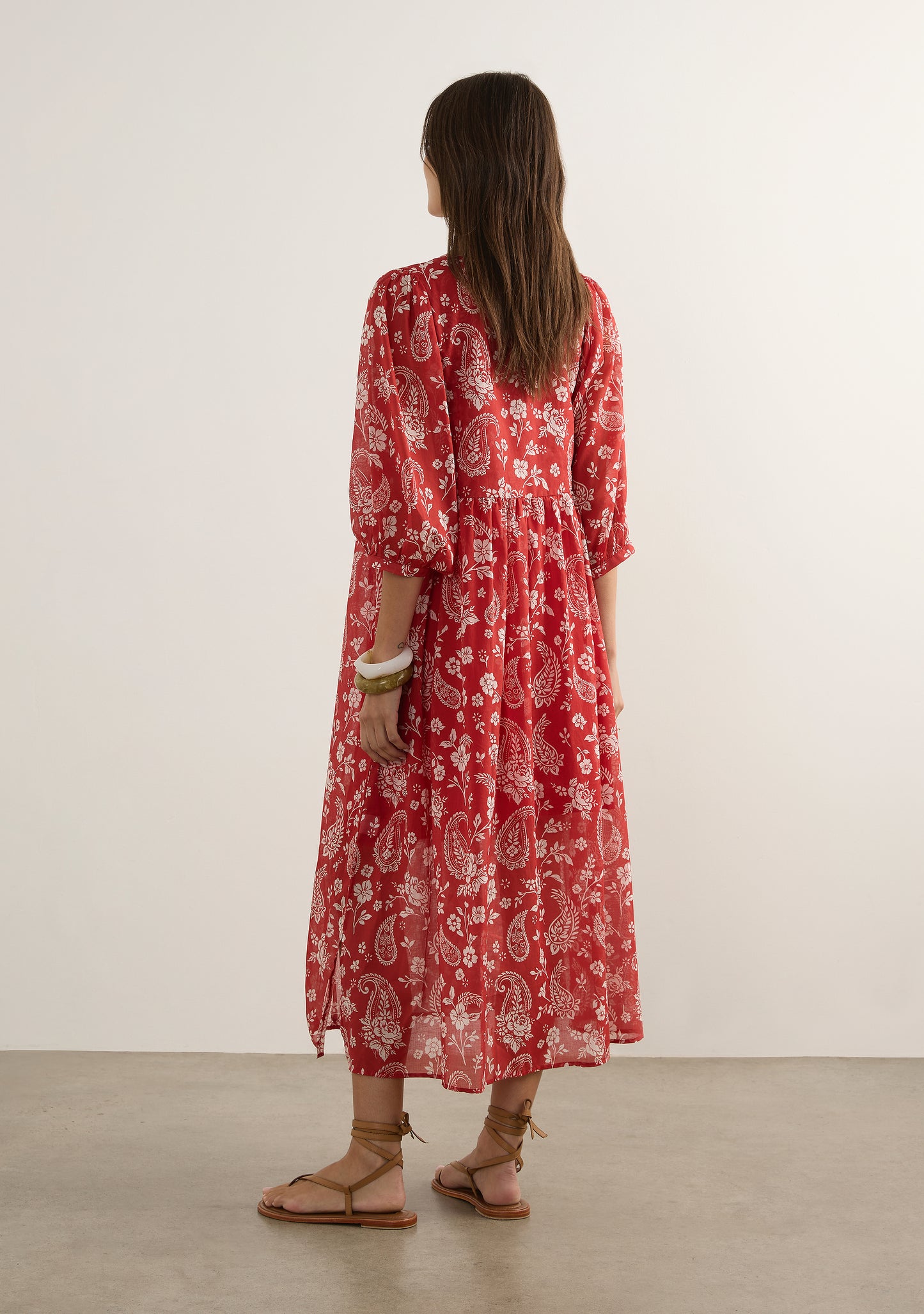 Audrey Midi Dress | Red
