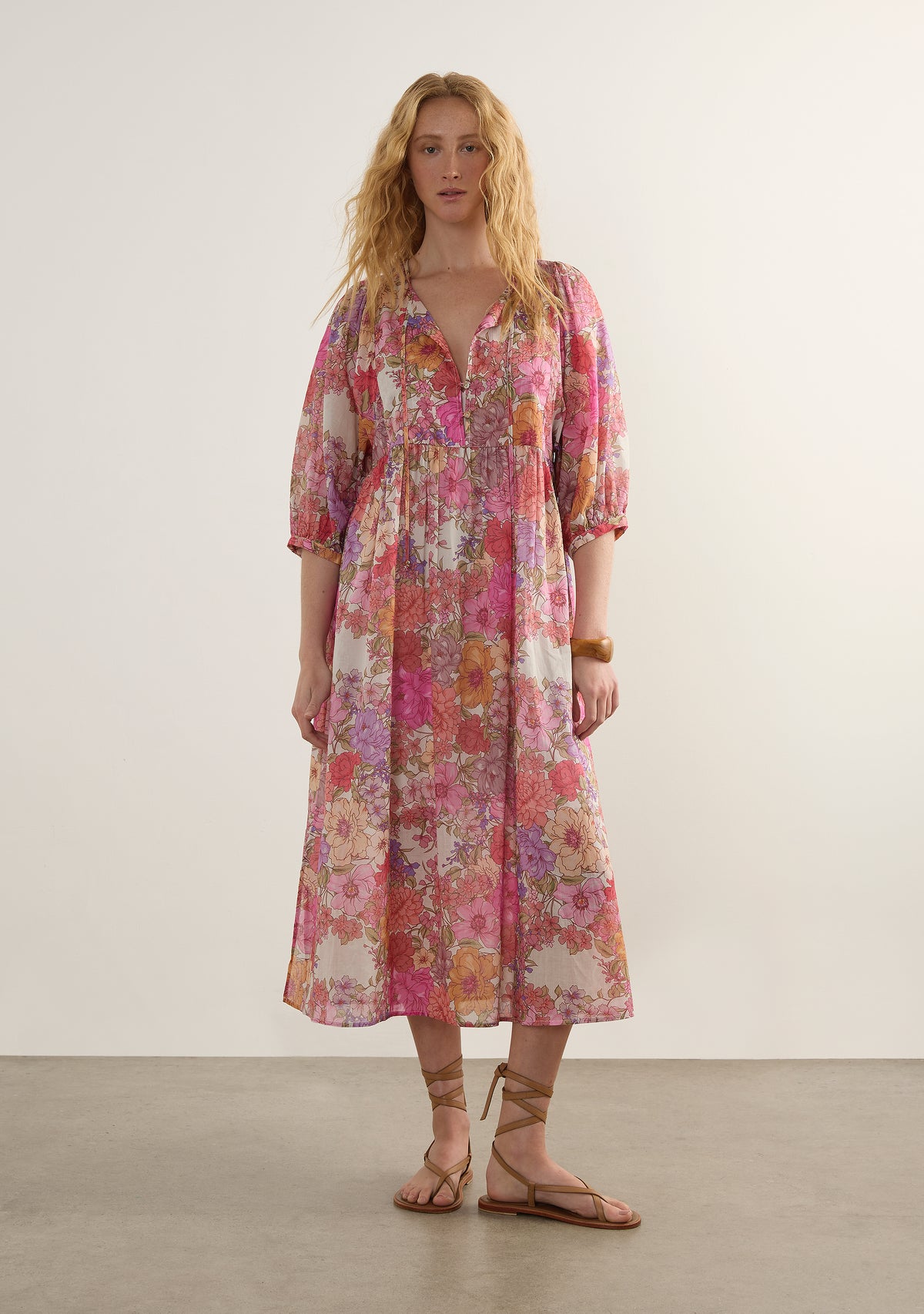 **PRE-ORDER** Audrey Midi Dress | Off White