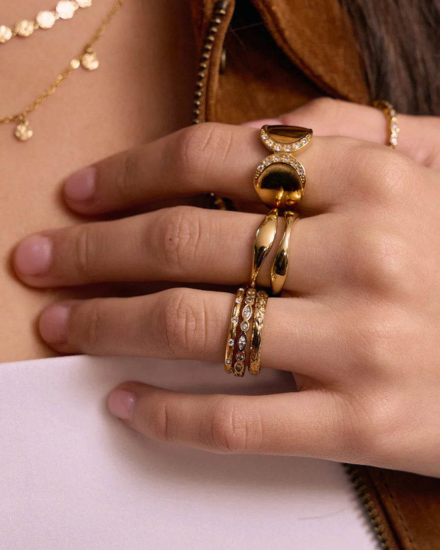 Dune Gold Ring
