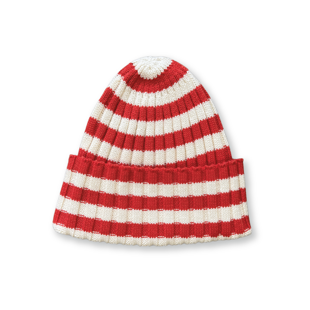 Organic Striped Pixie Rib Beanie | Sauce