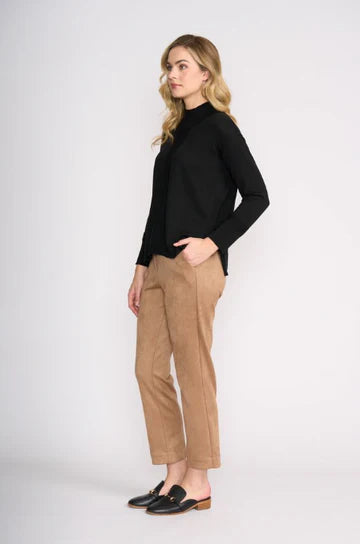 Roll With It Merino Sweater | Black
