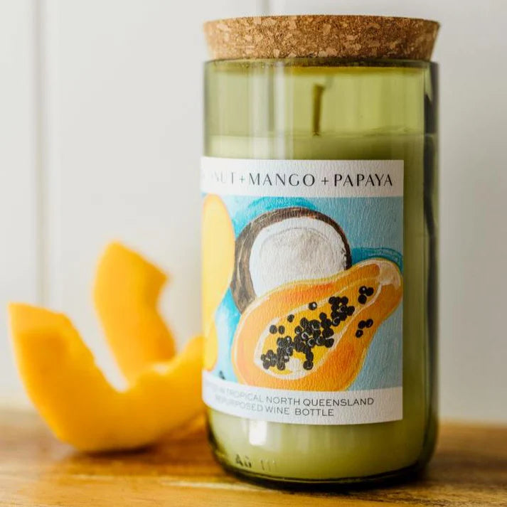 Unwined Candle Co | COCONUT + MANGO + PAPAYA
