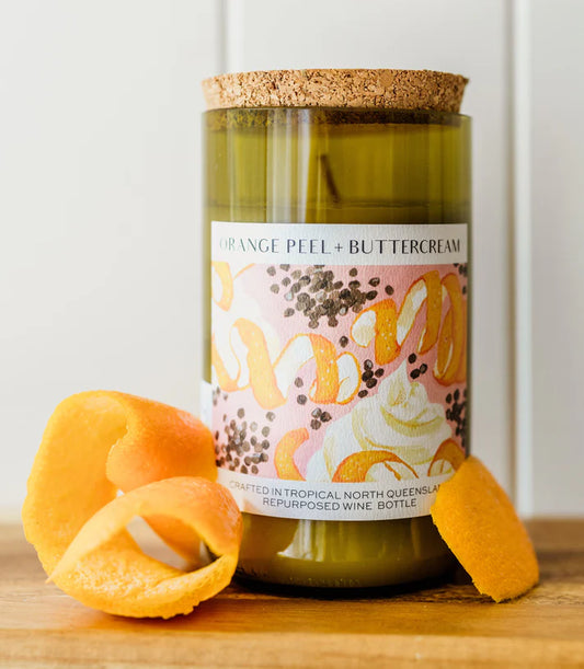 Unwined Candle Co | ORANGE PEEL + BUTTERCREAM