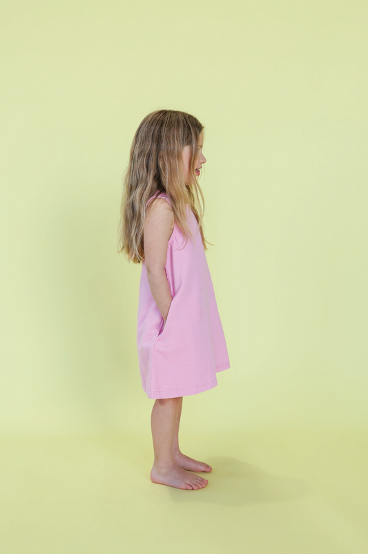 Organic Shift Denim Dress | Candy