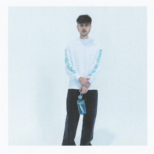 Analog Long Sleeve Tee | White