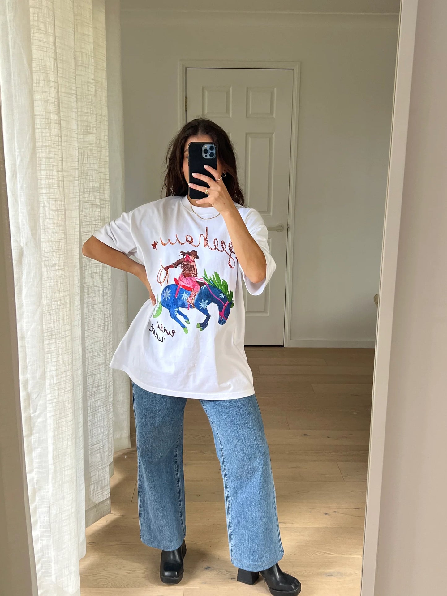 Yeehaw!! Tee | White