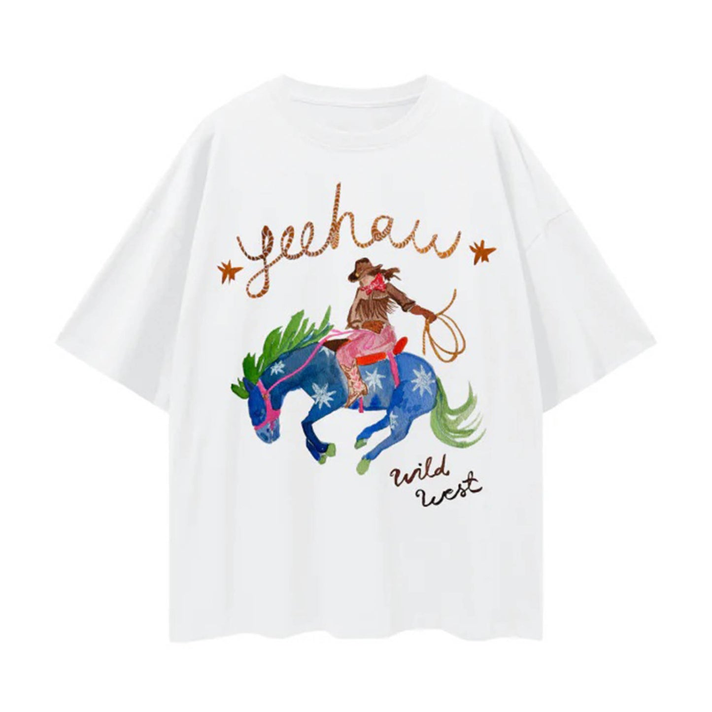 Yeehaw!! Tee | White