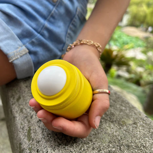 50ml Sunshine Yellow Refillable Roll-On Applicator