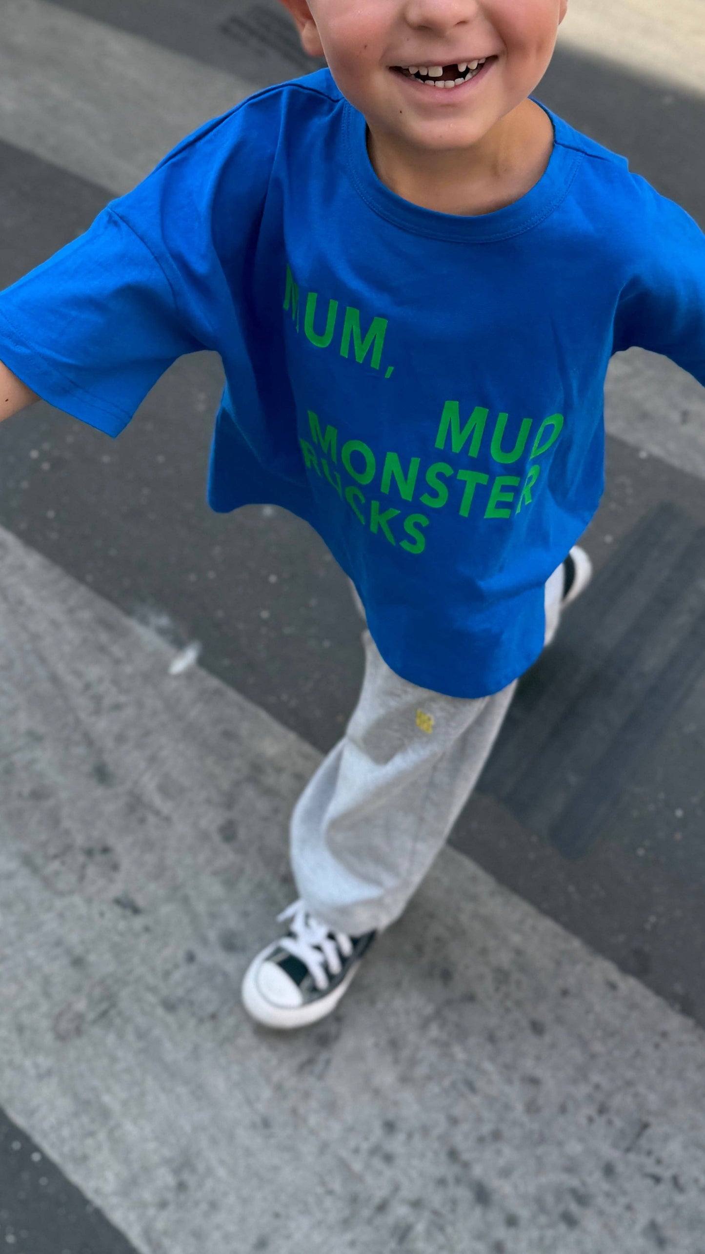 **COMING SOON** MMM TEE in BLUE/LIME