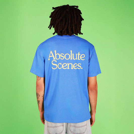Absolute Scenes Slang Tee In Blue