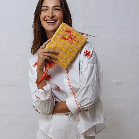 Beaded Lobster Purse