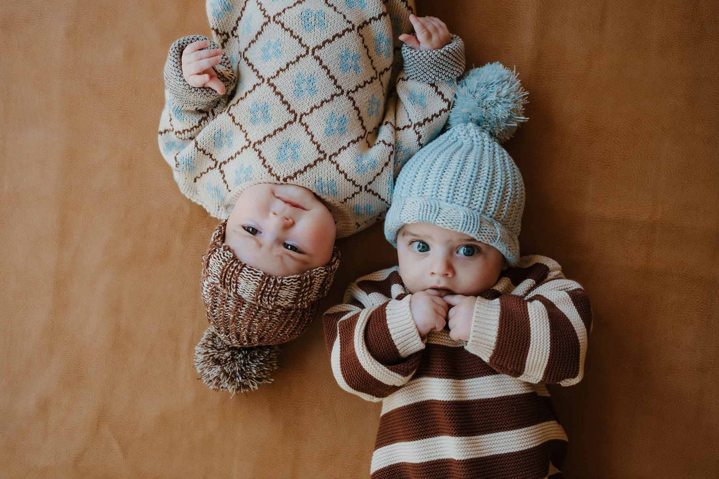 Chunky Cotton Beanie | Sky