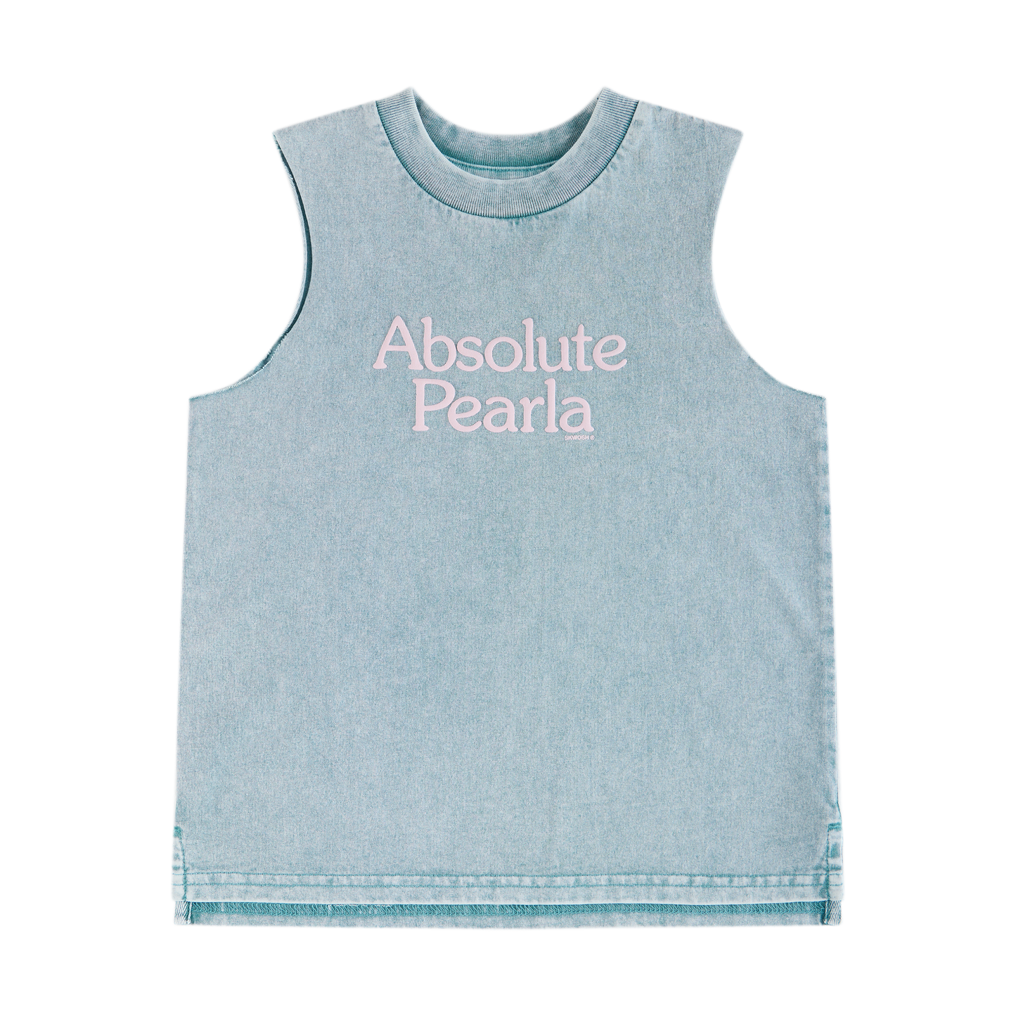 Absolute Pearla Kids Muscle Tank in Light Blue