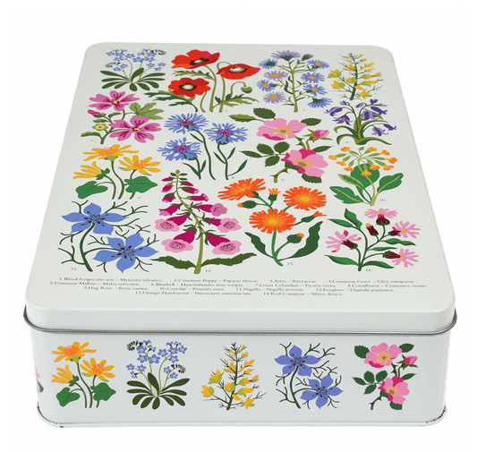 Rex London Tin - Biscuit Tin Wild Flowers