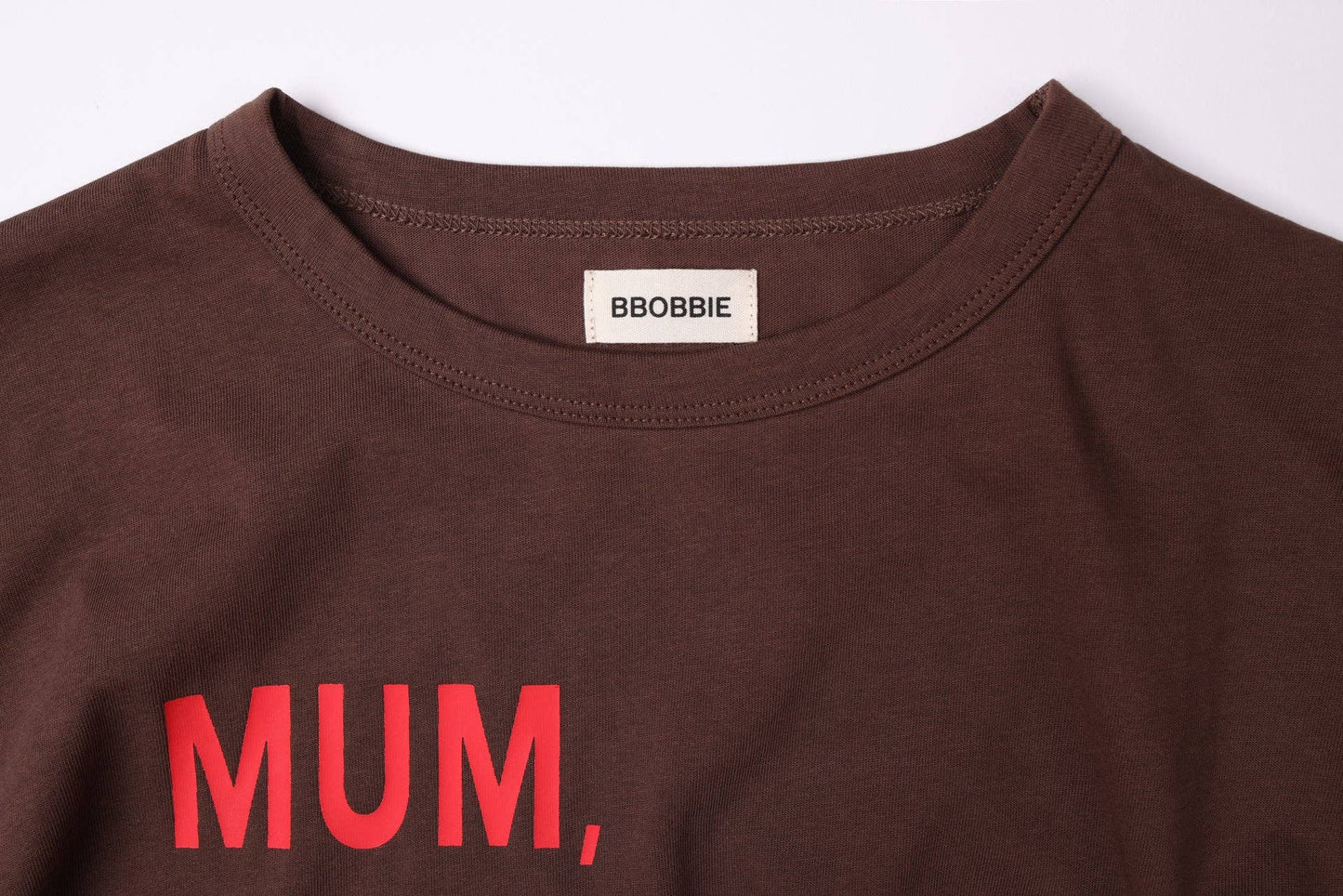 **COMING SOON** MMM TEE in BROWN/RED