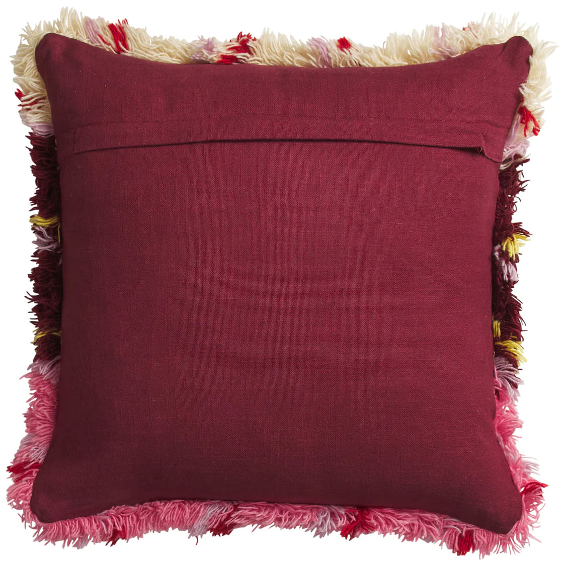 Karina Shag Cushion | Rosewood