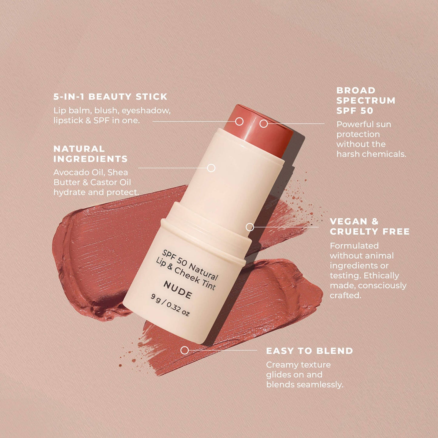 SPF 50 Natural Lip & Cheek Tint