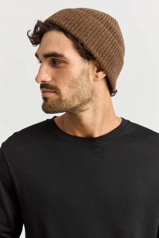 Rib Knit Beanie | Otter