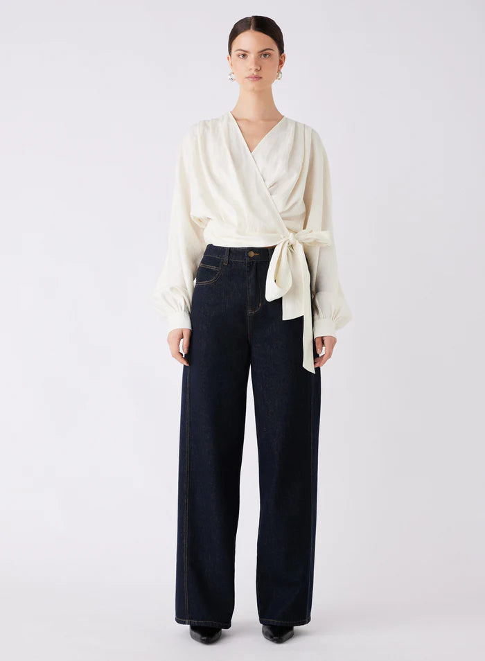 Hilton Tie Side Blouse