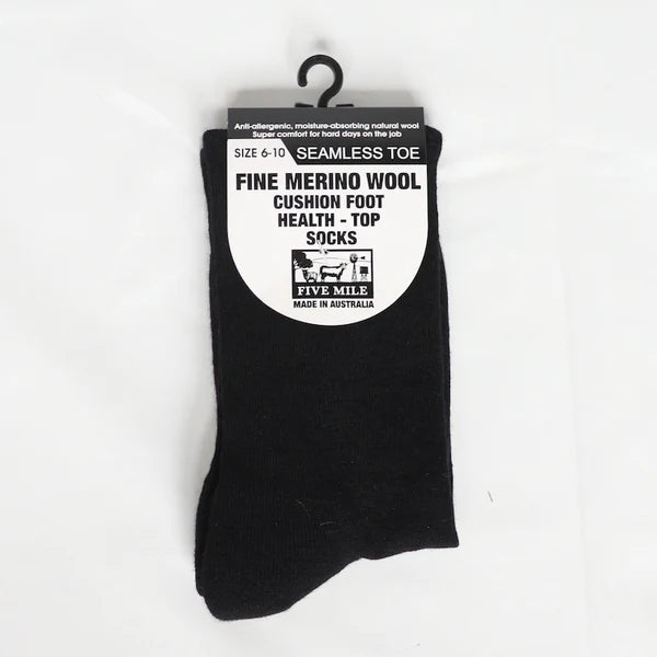 Five Mile Merino Health Sock | Australian Made