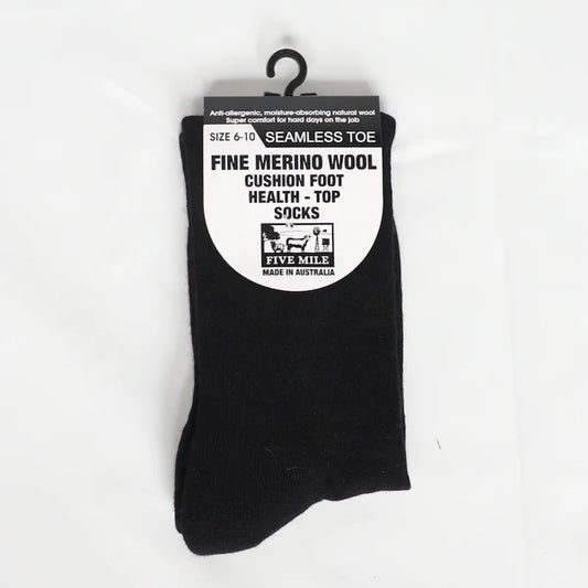 Five Mile Merino Health Sock | Australian Made