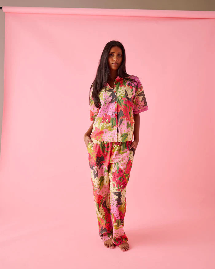 *LANDING SOON*  Short Sleeve Shirt and Pant Pyjama Set | Australian Bush Blossom