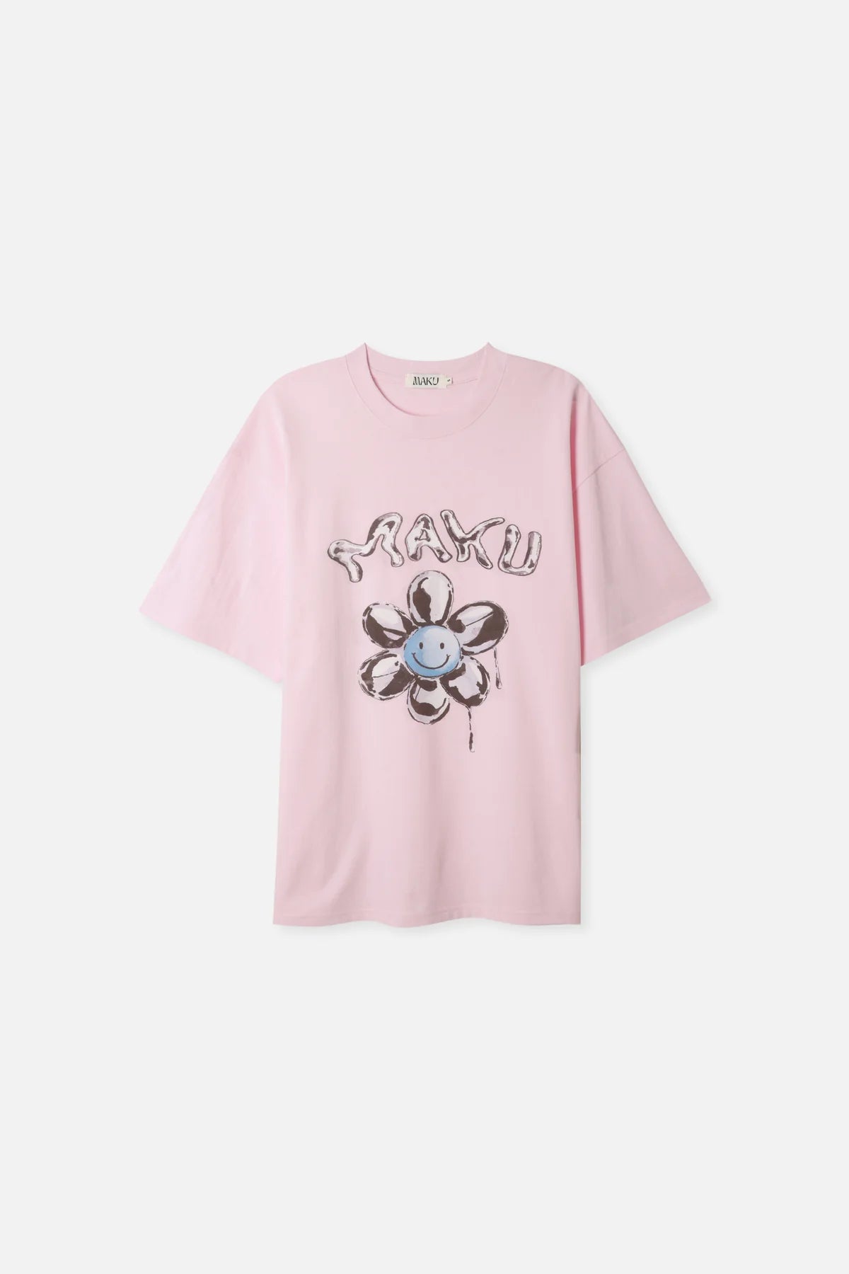 Smiley Flower Oversize Tee