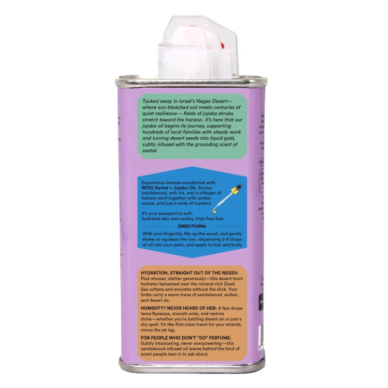 *LANDING SOON* WOO Santal + Jojoba Oil – Nourishing Body & Hair Oil with Aromatic Santal