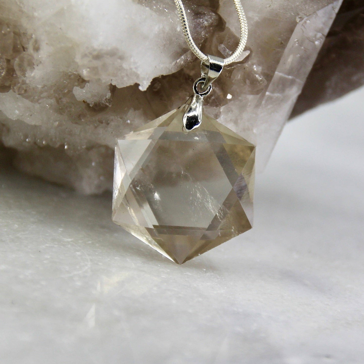 Nebula's Kiss Citrine Pendant