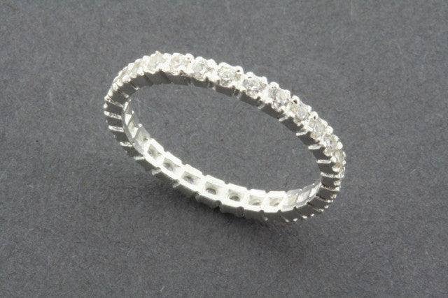 Multi Cubic Zirconia Band