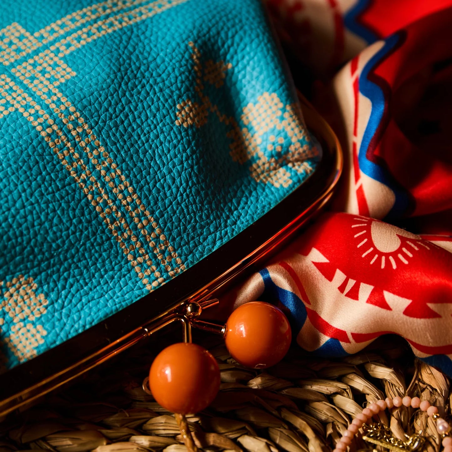 Bonny Large Purse | Turquoise