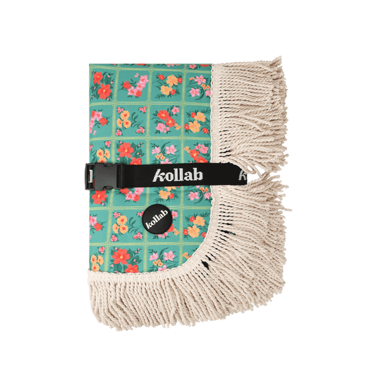 Fringed Medium Picnic Mat | Vintage Patch