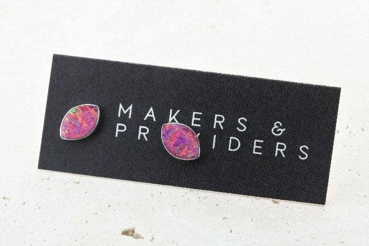 Seed Opal Stud | Rose