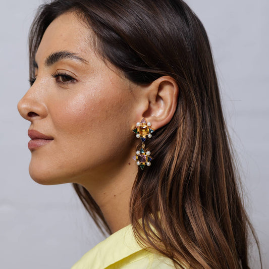 Statement Gem Earring